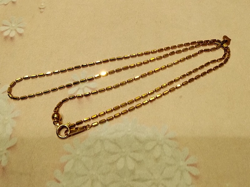 18金ネックレスをお買取りしました。