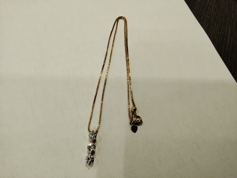 K18ダイヤモンドネックレスお買い取り致しました✨😁