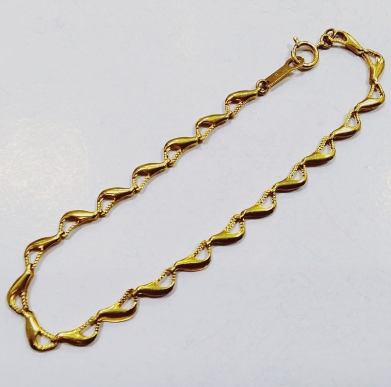 18金 ブレスレット をお買取しました。