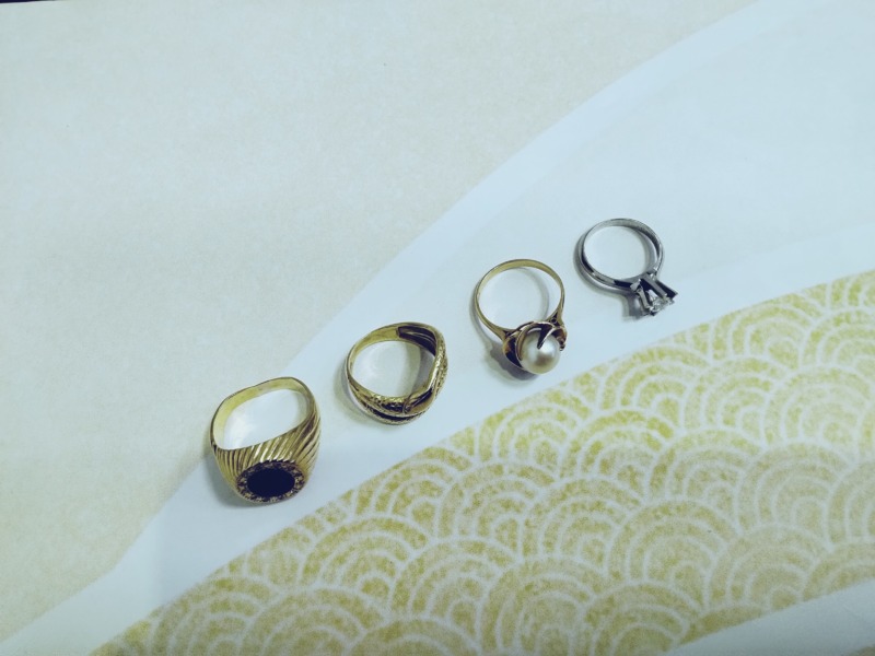 プラチナ K18 リング をお買取りしました。