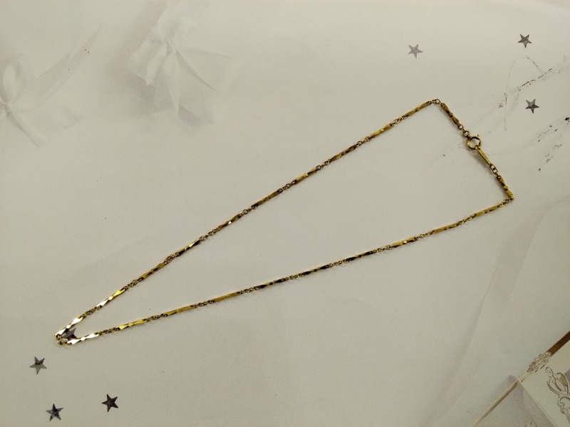 k18ネックレスお買取しました