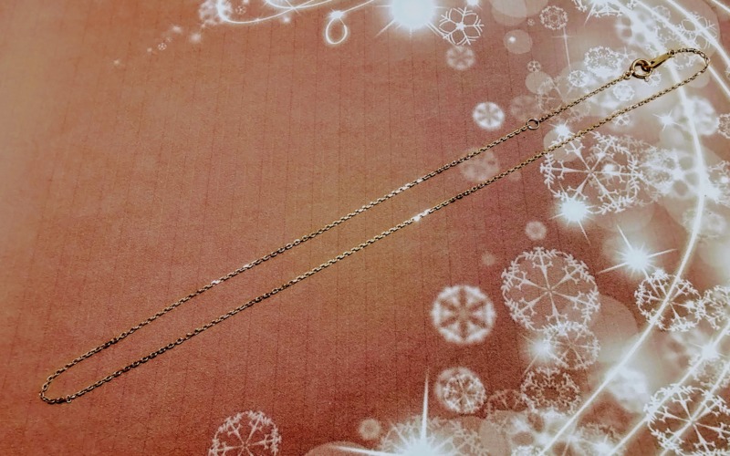 18金 イエローゴールド ネックレスお買取りいたしました。
