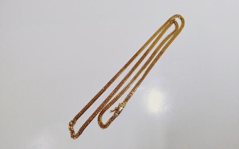 K18ネックレスをお買取りしました