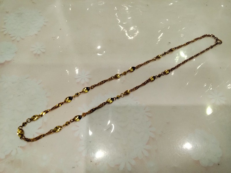 K18ネックレスをお買取りしました。