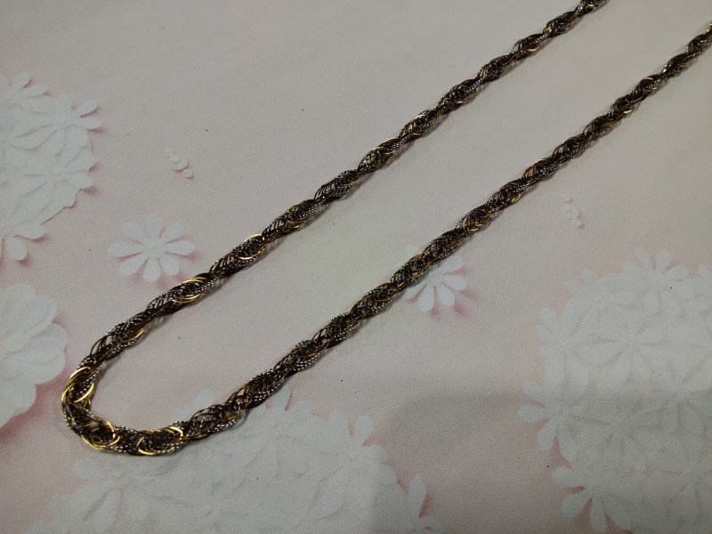 18金ネックレスお買い取りしました