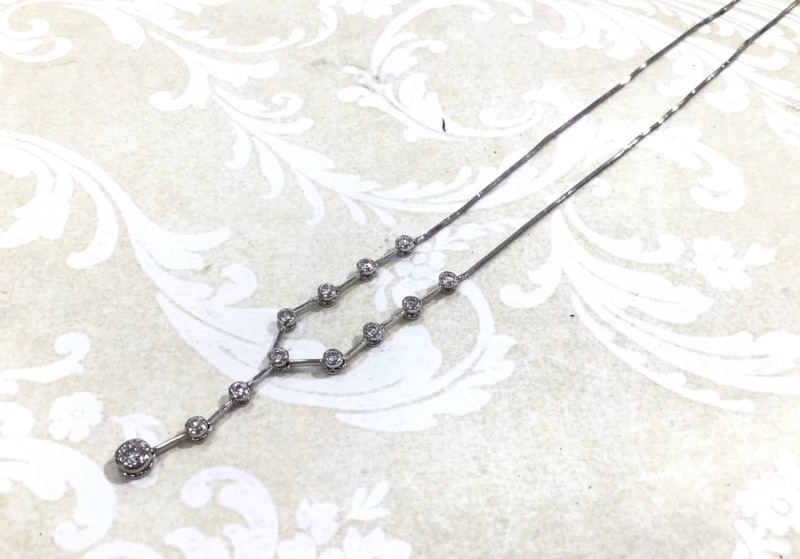 プラチナ ダイヤモンド ネックレス をお買取いたしました
