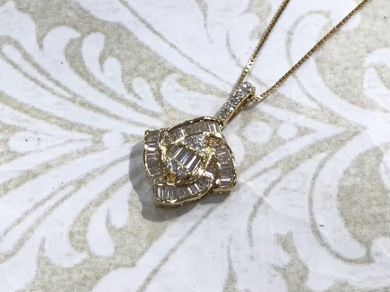 18金 ダイヤモンド ネックレス をお買取いたしました
