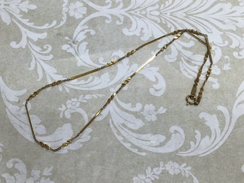18金 ネックレス をお買取いたしました