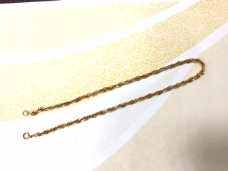 18金 イエローゴールド ネックレス をお買取しました。