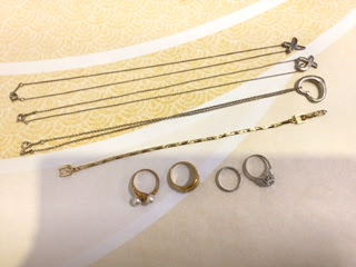 18金 ティファニー ジバンシィ リング ペンダントネックレス ブレスレット をお買取しました。