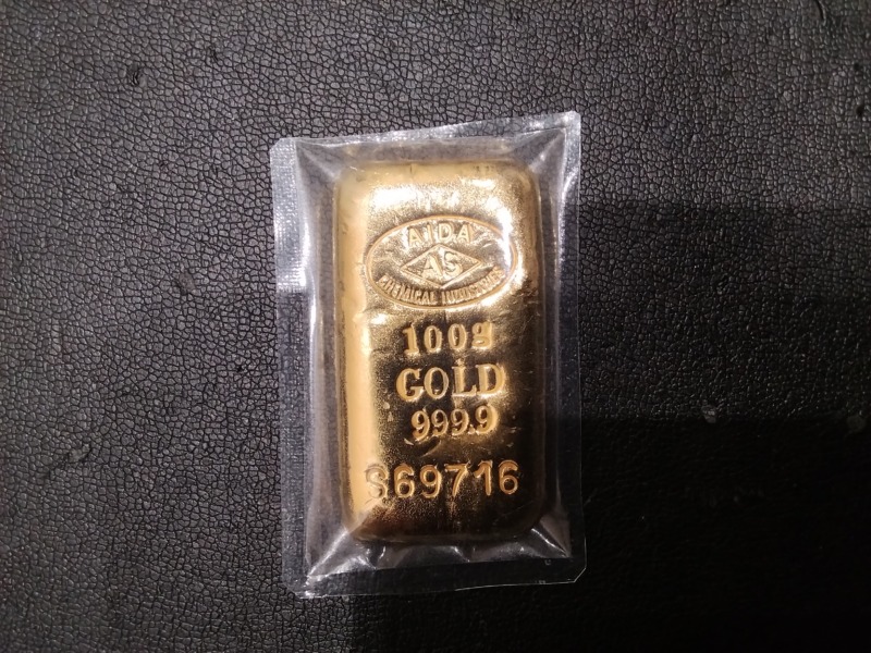 24金 インゴット をお買取りいたしました。