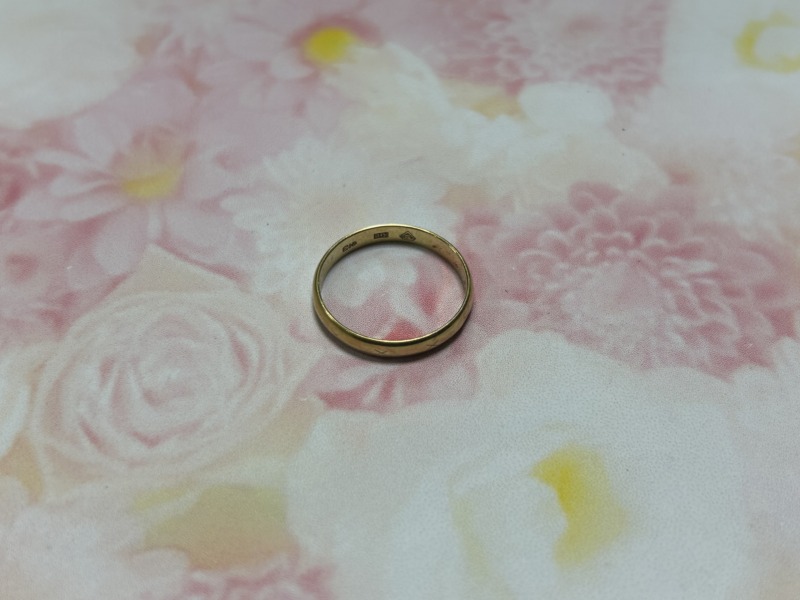 K18のリングをお買取しました。
