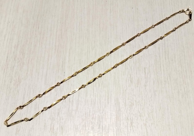 18金 イエローゴールド ネックレス をお買取しました。