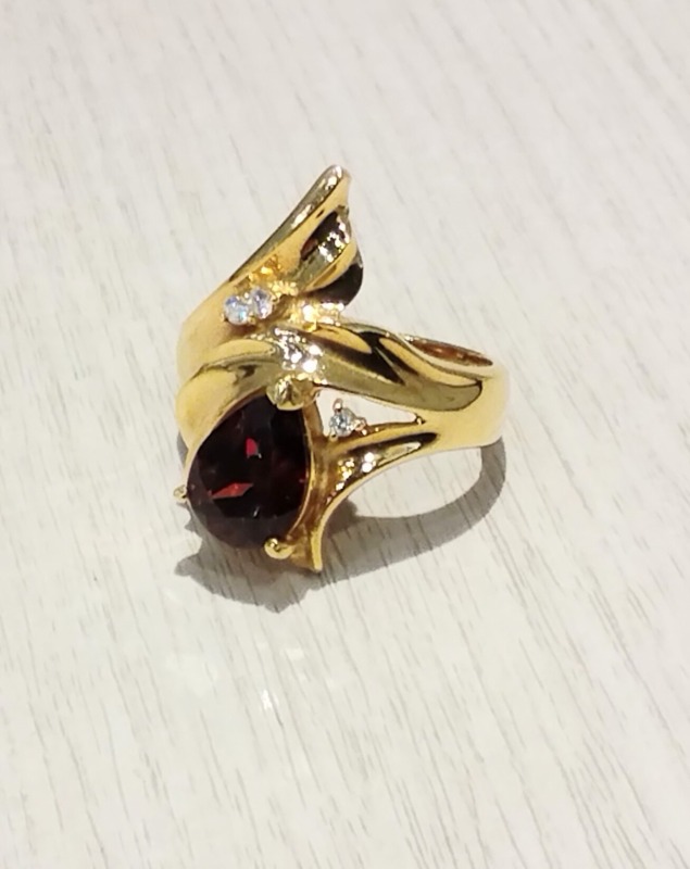 18金 イエローゴールド リング をお買取しました。