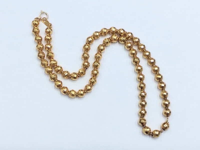 24金 ネックレス をお買取しました。