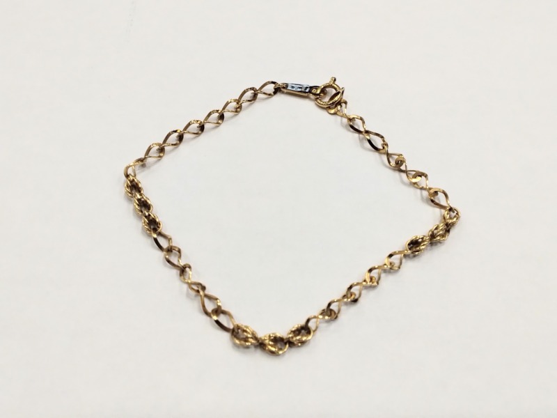 18金 イエローゴールド ブレスレット をお買取しました。