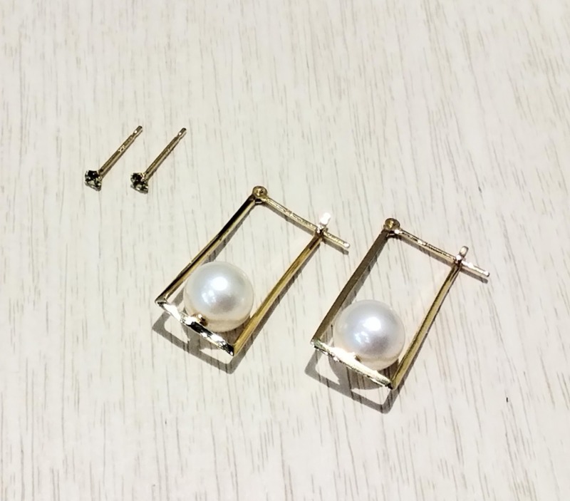 18金 イエローゴールド ピアス 多数 をお買取しました。