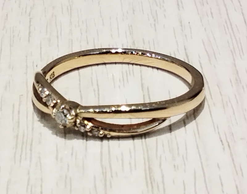 18金 イエローゴールド リング をお買取しました。