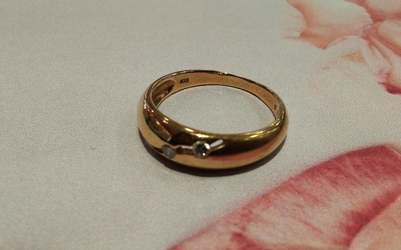 K18 ダイヤモンドリング💍