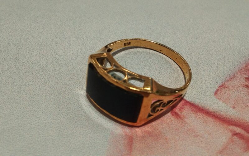 K18 色石リング💍