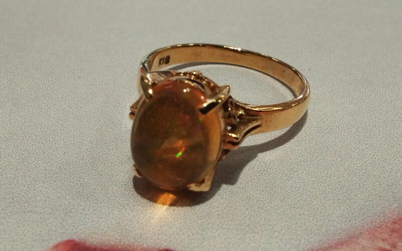 K18 色石リング💍