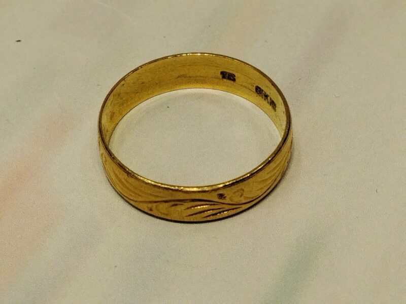 18金 イエローゴールド リング をお買取りしました