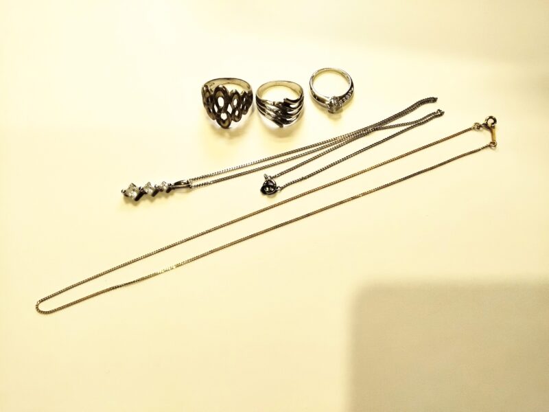 SILVERのリングとネックレスをお買取りしました