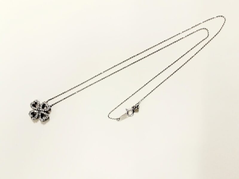 K18WGダイヤモンド付きプチネックレスお買取りしました