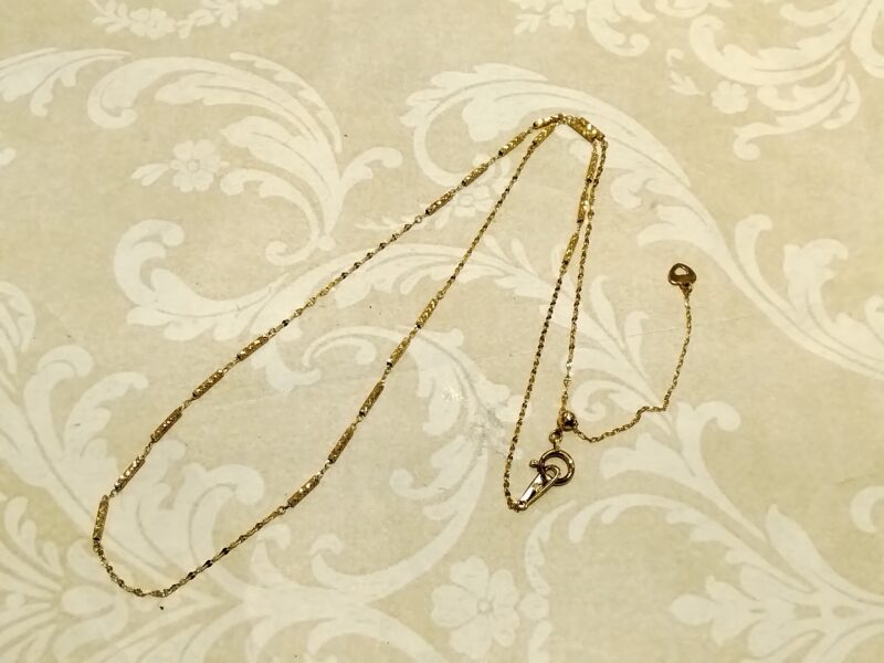 18金 ネックレス をお買取しました。