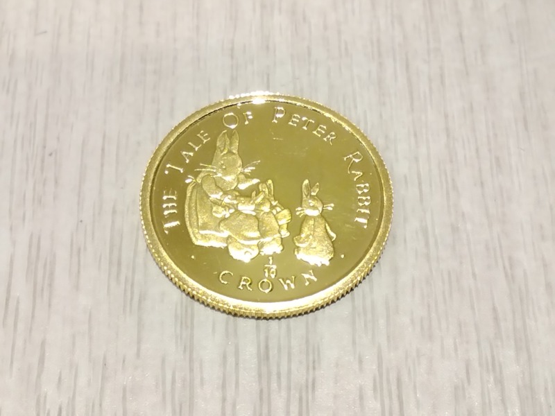 24金 ラビット金貨 1/10 オンス をお買取しました。