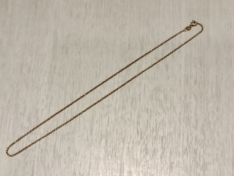 18金 イエローゴールド ネックレス をお買取しました。