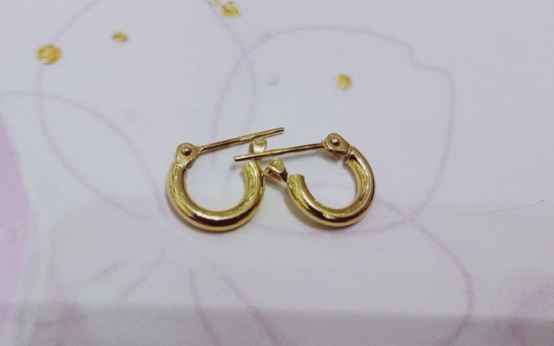 K18ピアス お買取り致しました