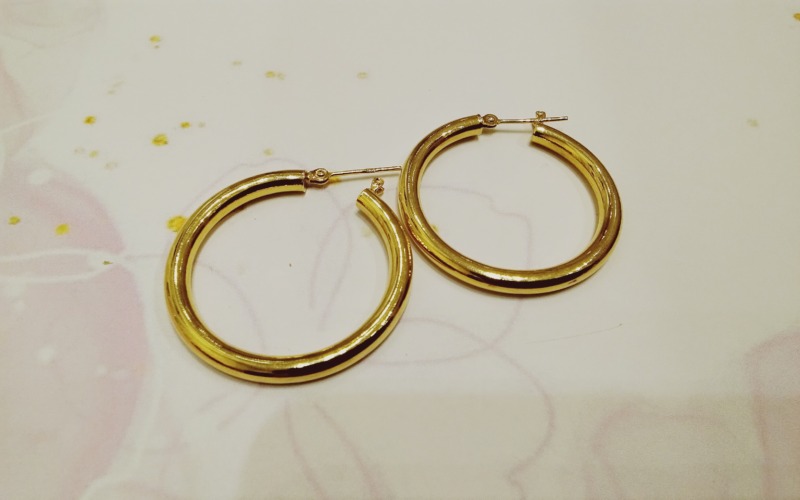 K18 ピアス お買取り致しました
