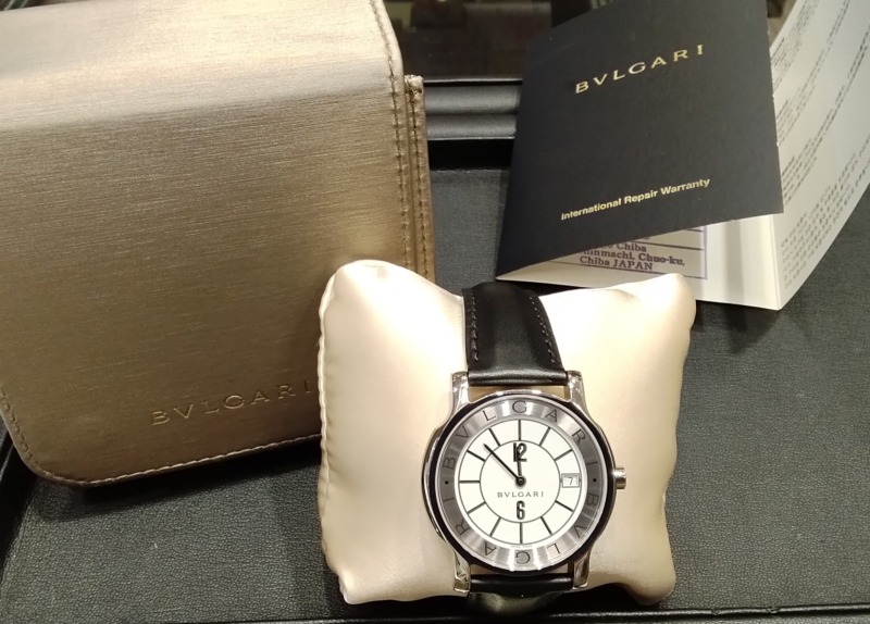 ブルガリ時計を　お買い取りしました。