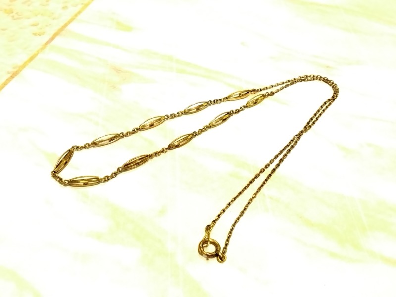 18金 ネックレス お買い取りしました。