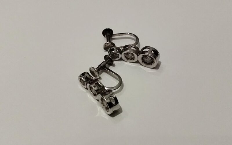 PT900ダイヤモンドイヤリングお買取りしました。