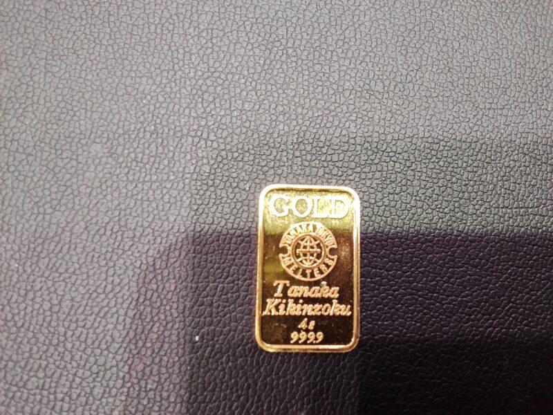 24金 インゴット をお買取りしました。