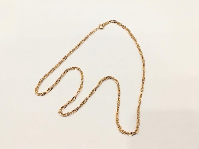 18金 イエローゴールド ネックレス をお買取しました。