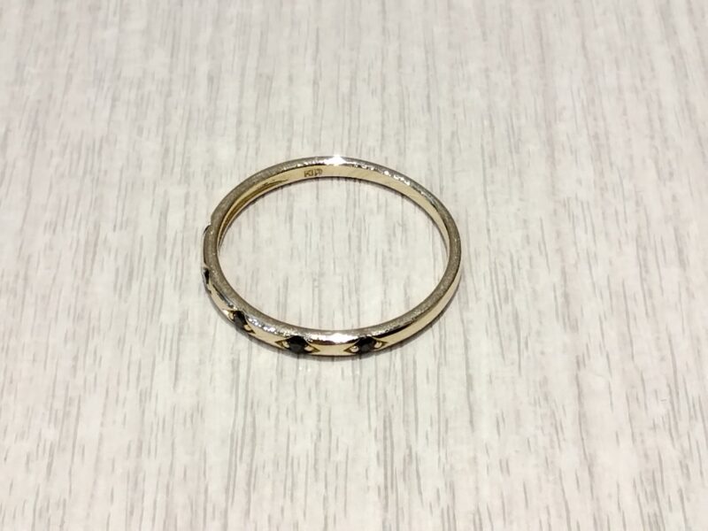 10金 ホワイトゴールド リング をお買取しました。