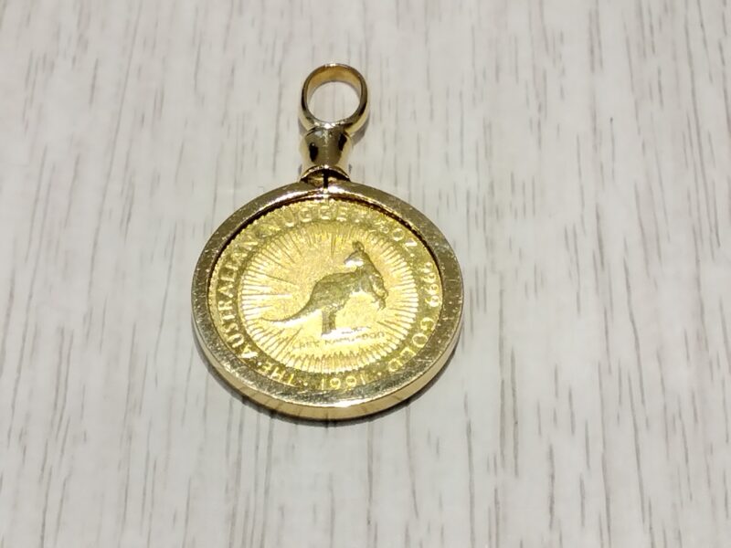 24金 18金 カンガルーコイン1/20oz ペンダント をお買取しました。