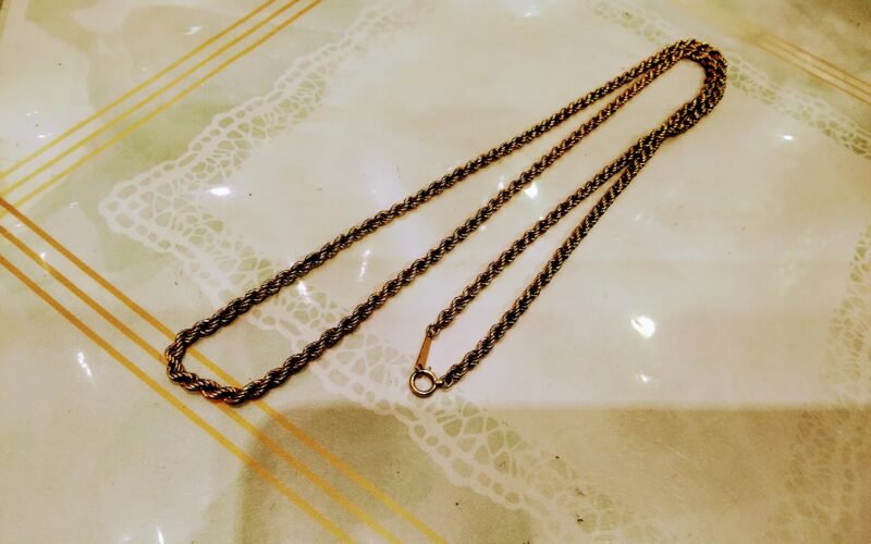K18 ロープチェーンをお買取しました。