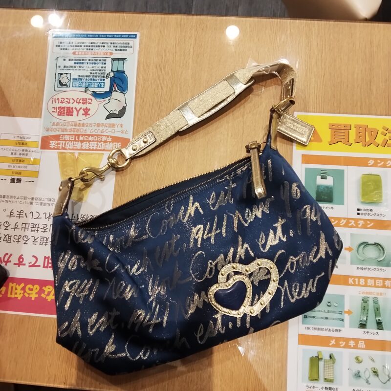 COACH コーチ ワンショルダーバッグ をお買取しました!