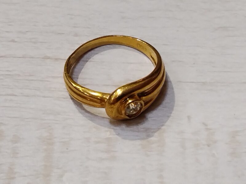 18金 ダイヤリング お買取り 致しました。