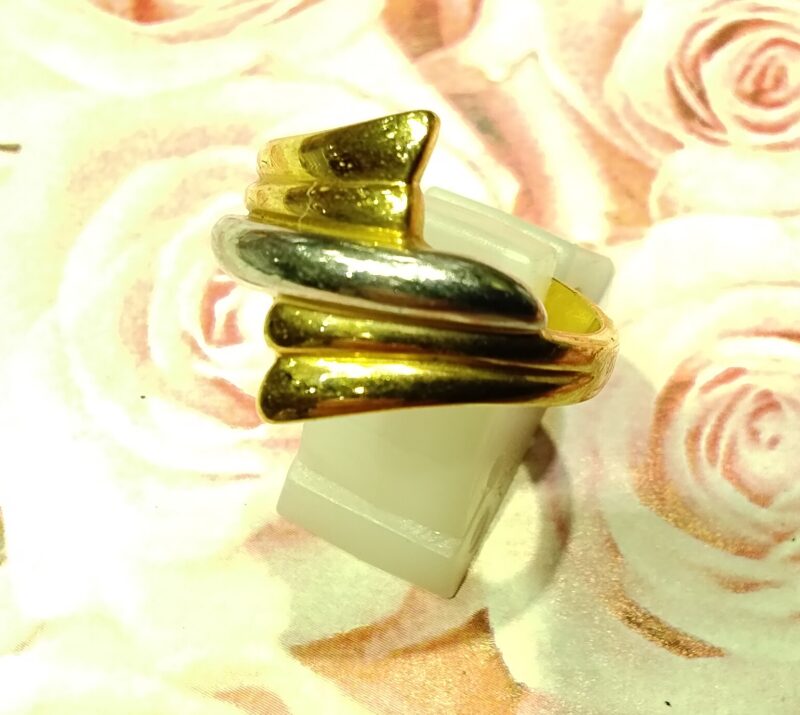 18金 PT900 コンビ リング をお買取致しました。