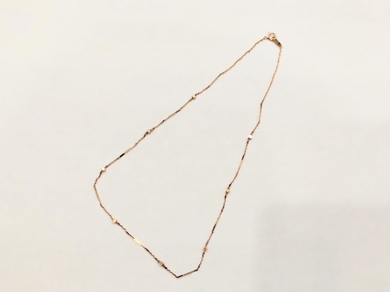 18金　イエローゴールド　ネックレス　をお買取しました。