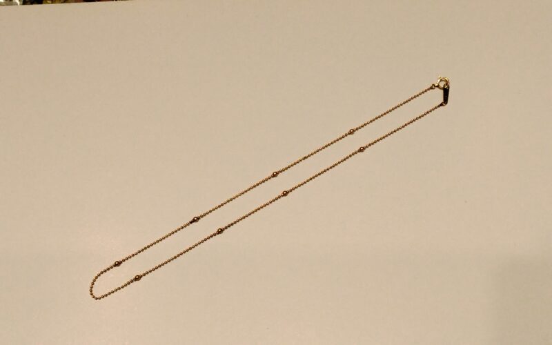 18金 イエローゴールド ネックレス をお買取りしました。