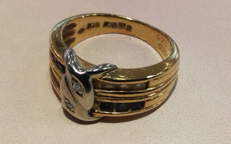 K18 色石ダイヤモンドリング💍