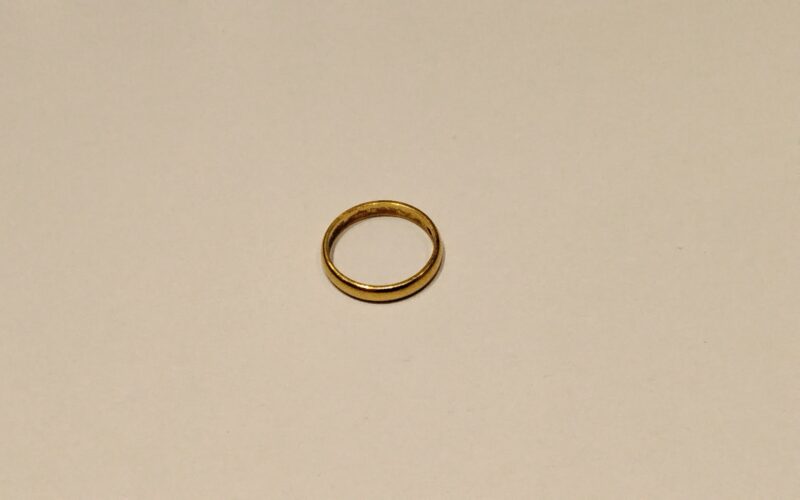 18金 イエローゴールド リング をお買取りしました。
