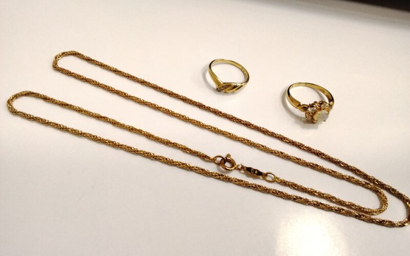 K18 ネックレス リング お買取りしました。
