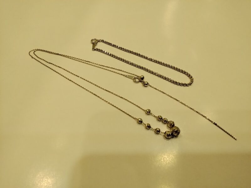 プラチナネックレス　ブレスレットお買取しました